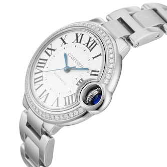 Pre-Owned Cartier Ballon Bleu De 33mm Stainless Steel