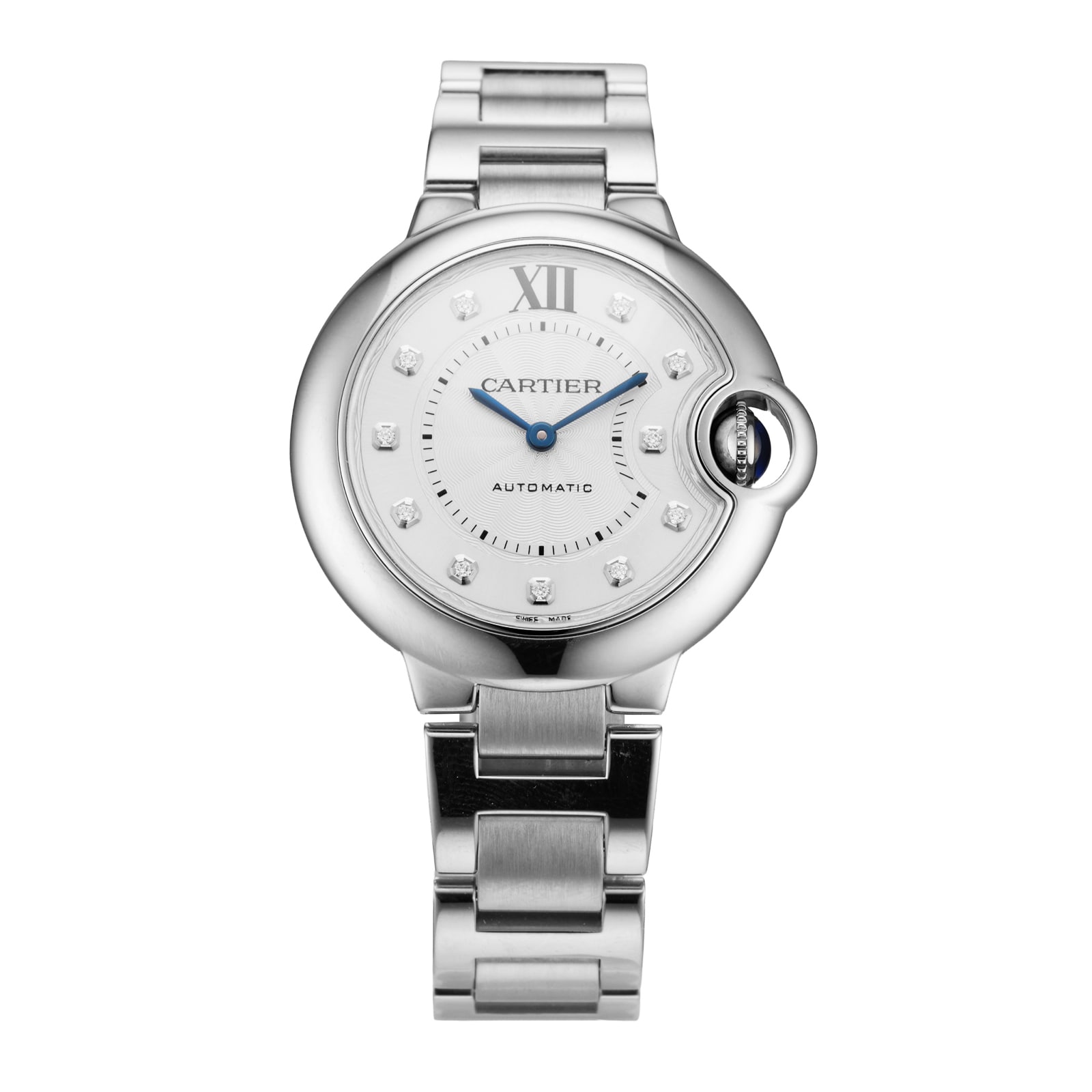 Pre-Owned Cartier Ballon Bleu De 33mm Stainless Steel