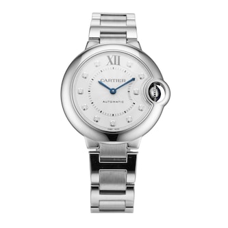 Pre-Owned Cartier Ballon Bleu De 33mm Stainless Steel