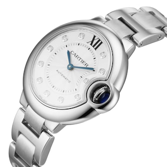 Pre-Owned Cartier Ballon Bleu De 33mm Stainless Steel