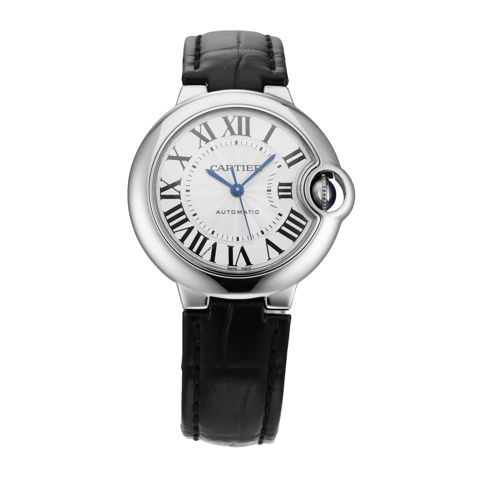 Pre-Owned Cartier Ballon Bleu De 33mm Stainless Steel