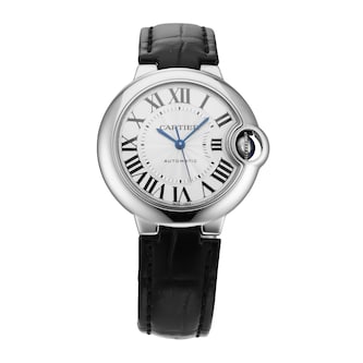Pre-Owned Cartier Ballon Bleu De 33mm Stainless Steel Pre-Owned Cartier Ballon Bleu De 33mm Stainless Steel