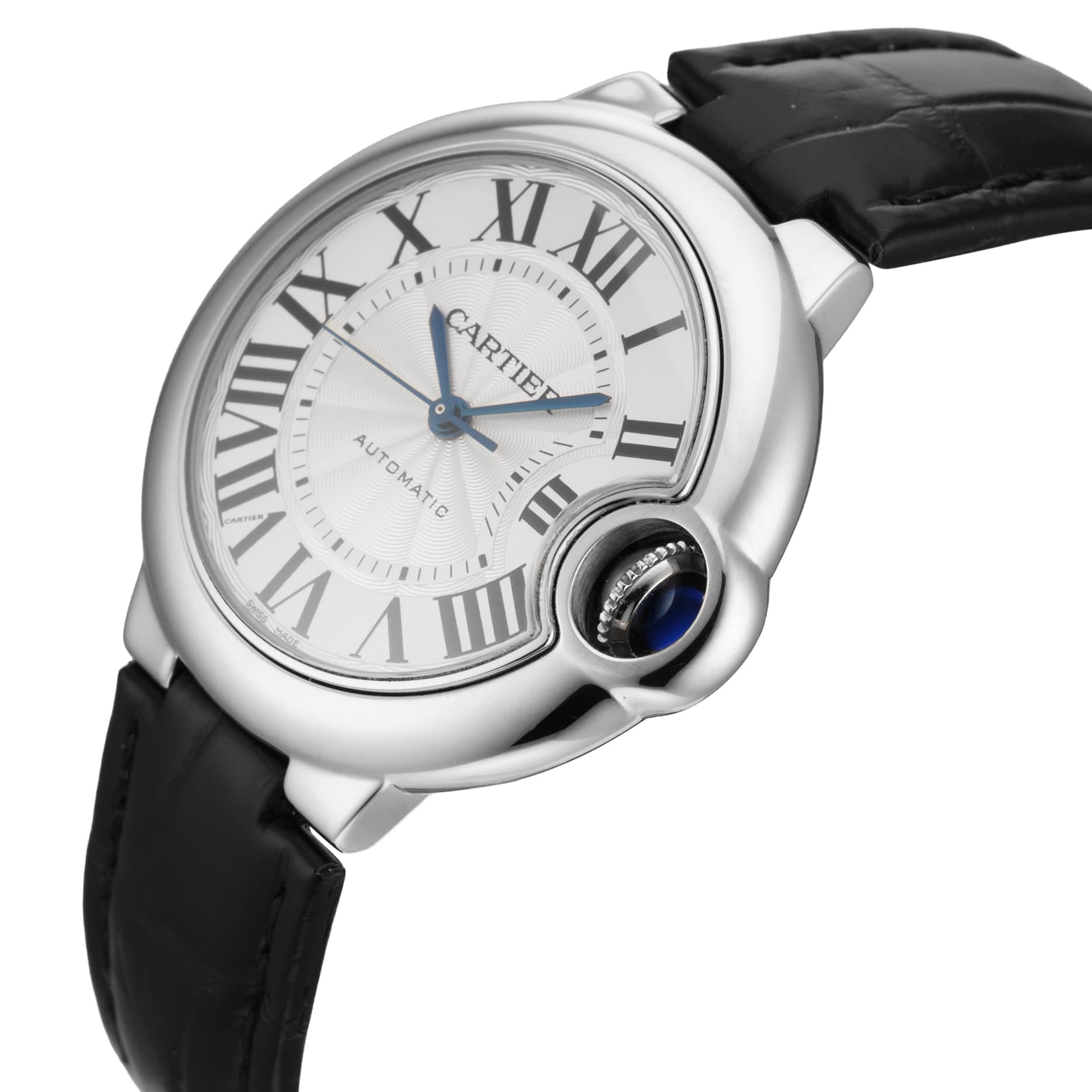 Pre-Owned Cartier Ballon Bleu De 33mm Stainless Steel