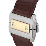Pre-Owned Cartier Santos 100 Large 41mm Stainless Steel and Yellow Gold