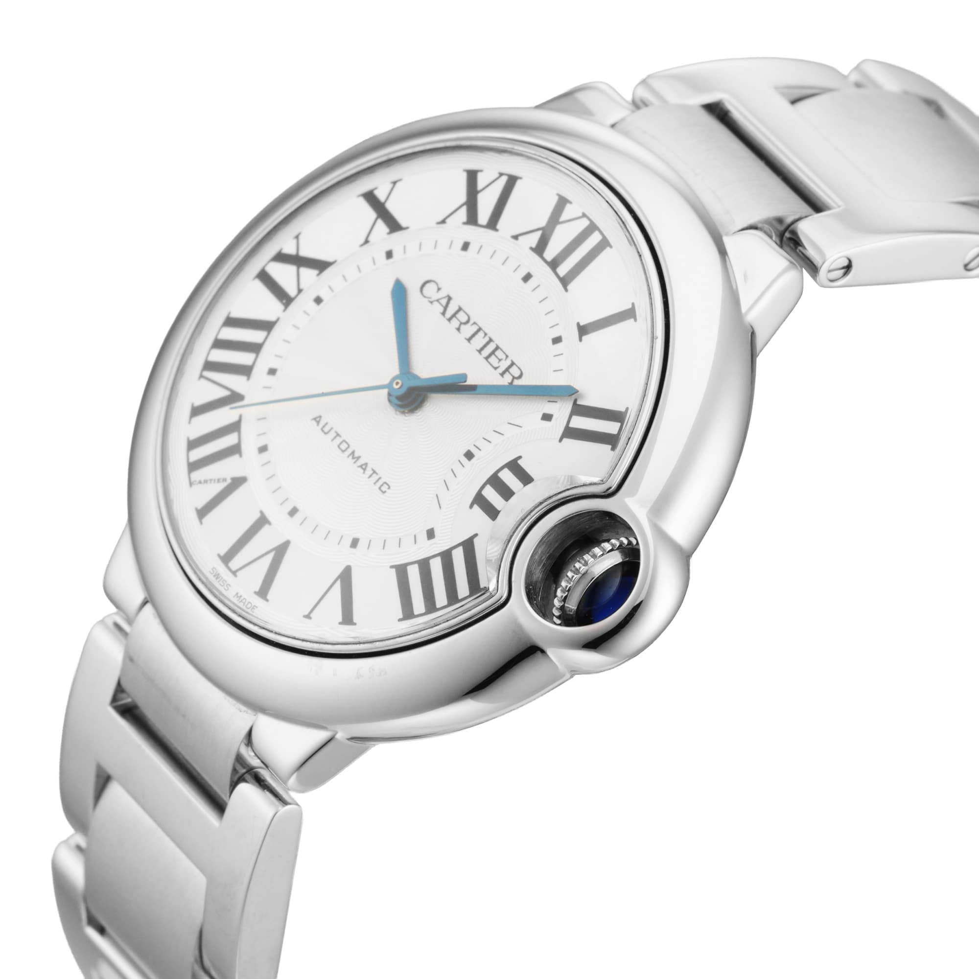 Pre-Owned Cartier Ballon Bleu 36mm Stainless Steel Pre-Owned Cartier Ballon Bleu 36mm Stainless Steel