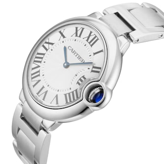 Pre-Owned Cartier Ballon Bleu De 36mm Stainless Steel