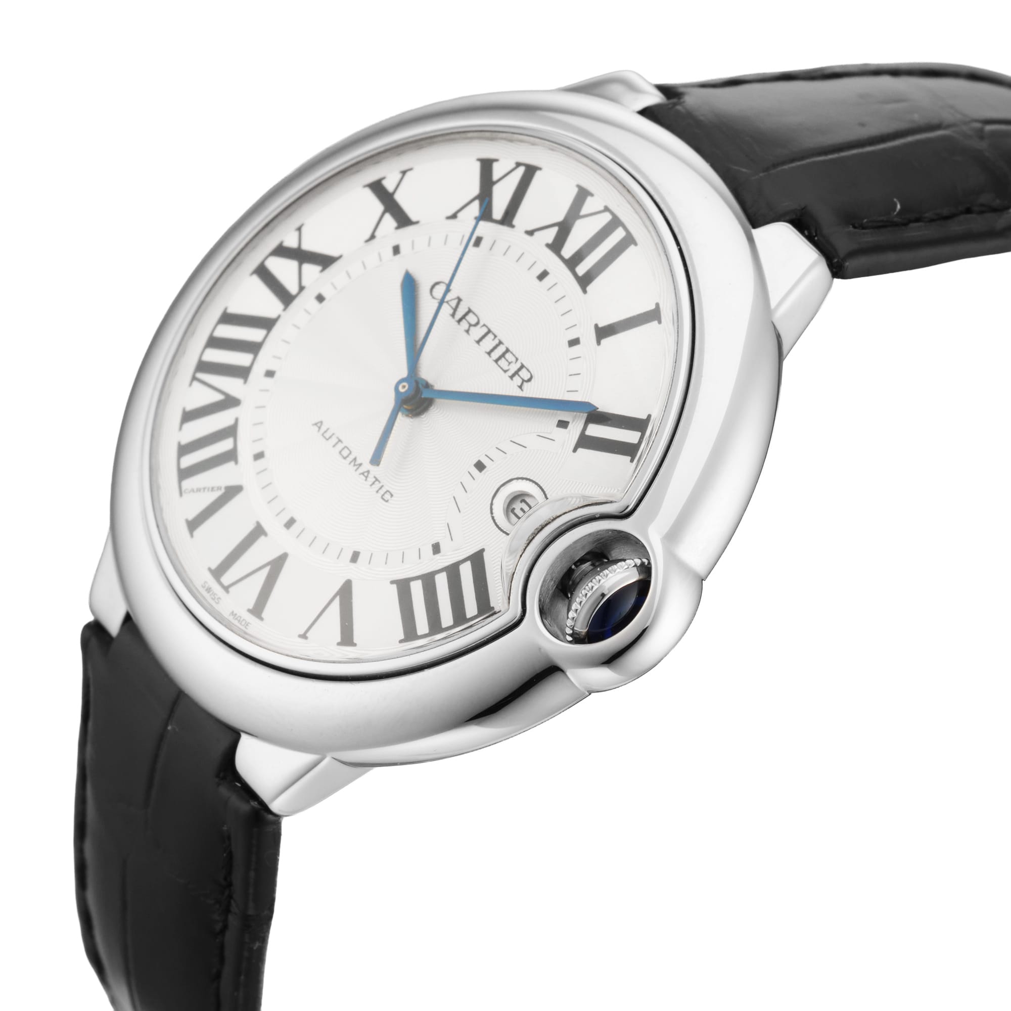 Pre-Owned Cartier Ballon Bleu de 42mm Stainless Steel Pre-Owned Cartier Ballon Bleu de 42mm Stainless Steel