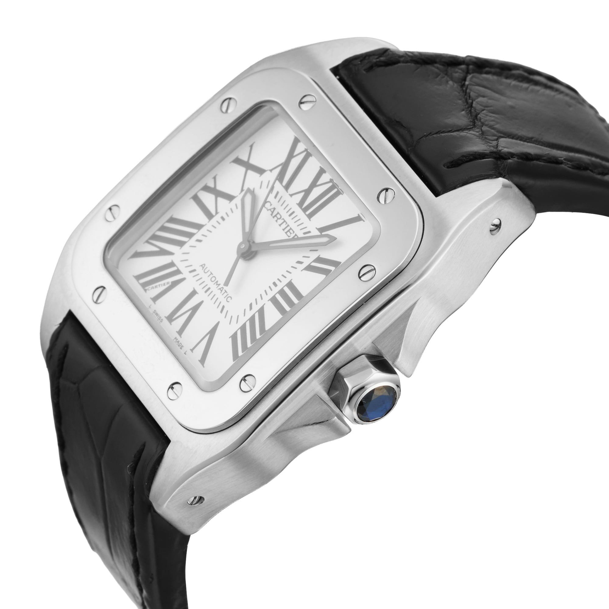 Pre-Owned Cartier Santos 100 36mm Stainless Steel