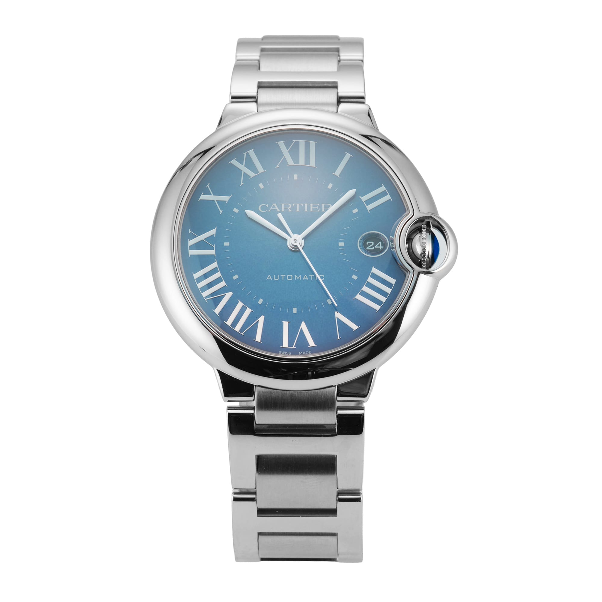 Pre-Owned Cartier Ballon Bleu De 40mm Stainless Steel Pre-Owned Cartier Ballon Bleu De 40mm Stainless Steel