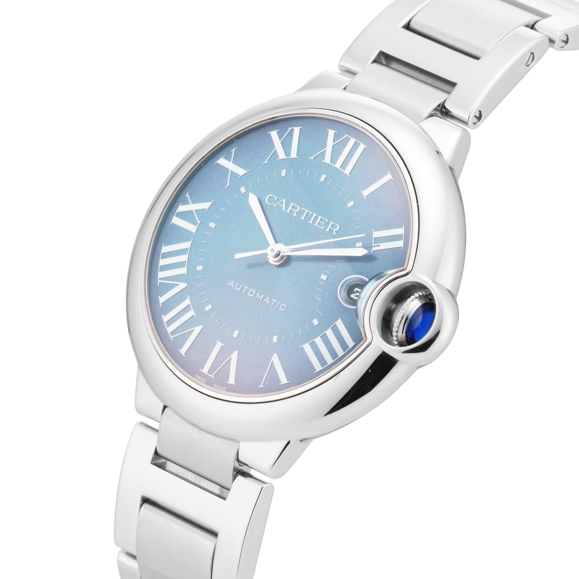 Pre-Owned Cartier Ballon Bleu De 40mm Stainless Steel Pre-Owned Cartier Ballon Bleu De 40mm Stainless Steel