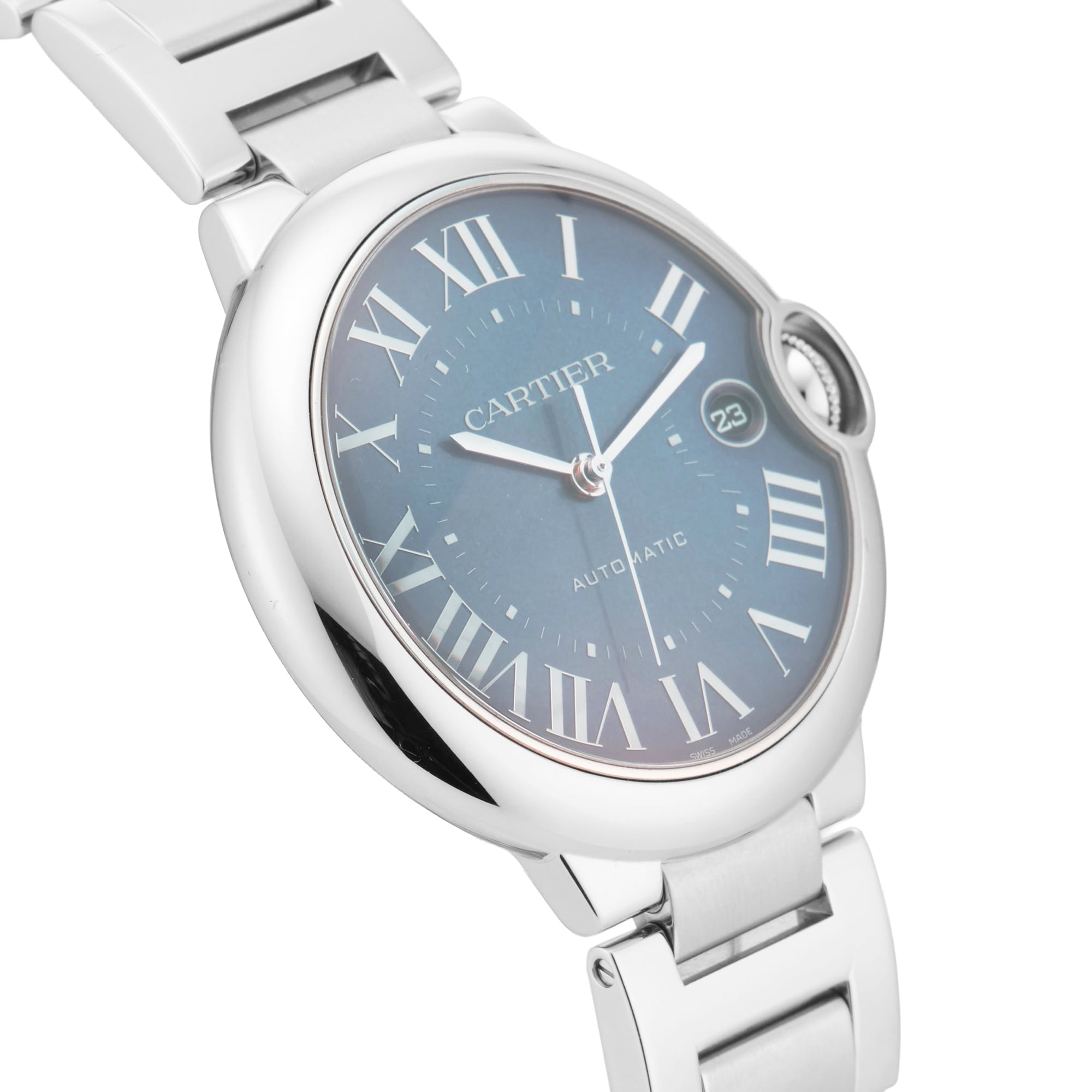 Pre-Owned Cartier Ballon Bleu De 40mm Stainless Steel Pre-Owned Cartier Ballon Bleu De 40mm Stainless Steel