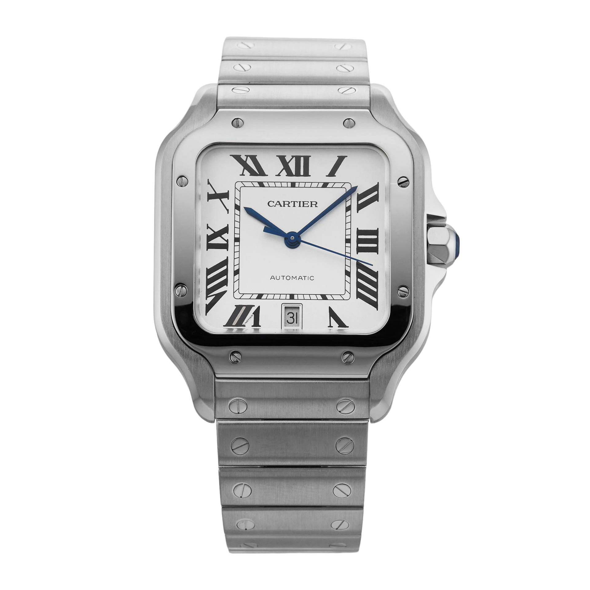 Pre-Owned Cartier Santos 40mm Large Model Automatic Stainless Steel