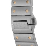 Pre-Owned Cartier Santos Chronograph 44.9mm Stainless Steel and Yellow Gold