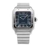 Pre-Owned Cartier Santos de 39.8mm Stainless Steel