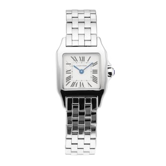 Pre-Owned Cartier Santos Demoiselle 20mm Stainless Steel Pre-Owned Cartier Santos Demoiselle 20mm Stainless Steel