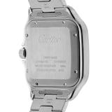 Pre-Owned Cartier Santos 39.8mm Stainless Steel and Yellow Gold