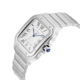Pre-Owned Cartier Santos de 39.8mm Large Model Stainless Steel WSSA0018