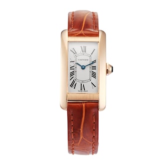 Pre-Owned Cartier Tank Americaine 19mm Rose Gold Pre-Owned Cartier Tank Americaine 19mm Rose Gold