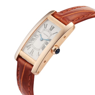 Pre-Owned Cartier Tank Americaine 19mm Rose Gold Pre-Owned Cartier Tank Americaine 19mm Rose Gold