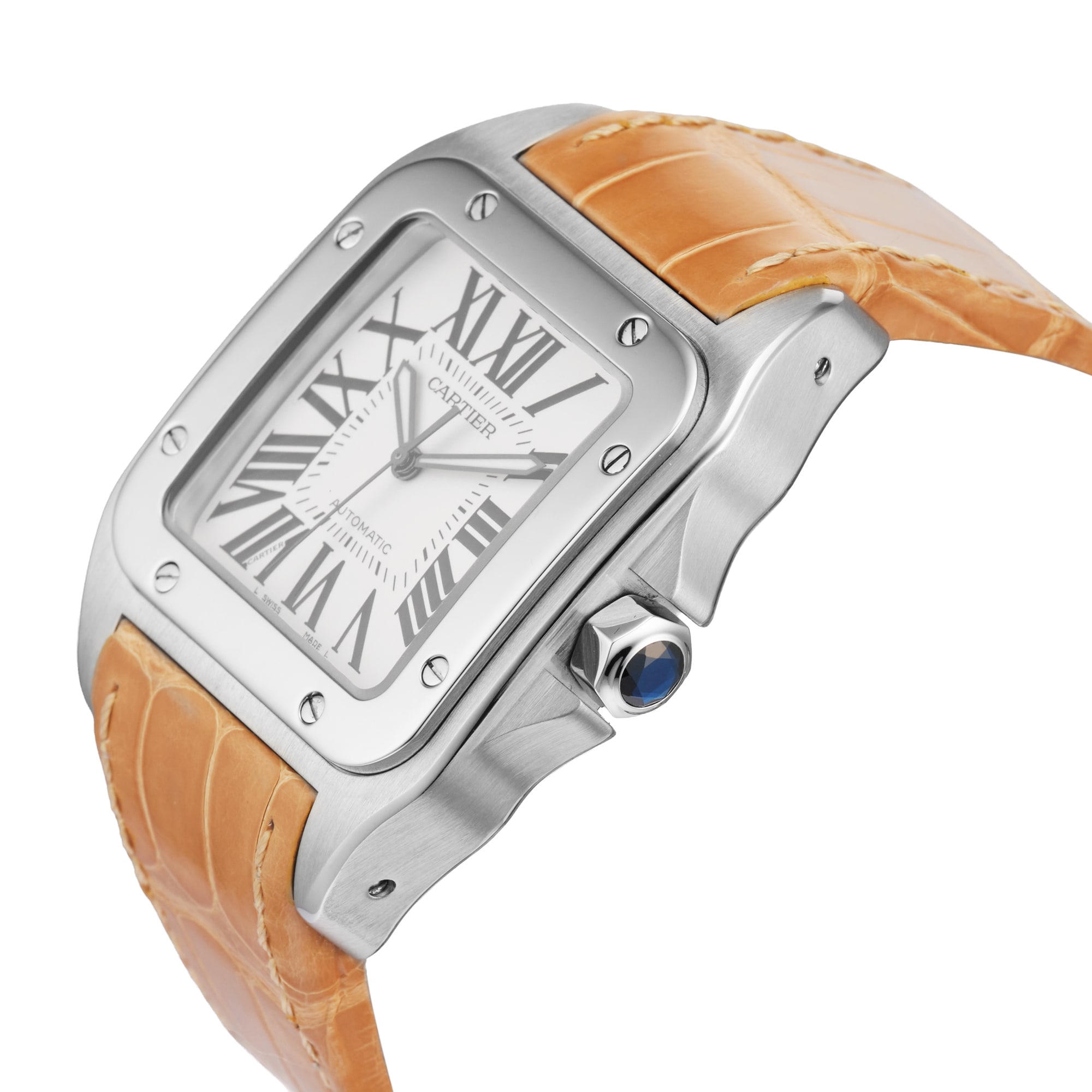 Pre-Owned Cartier Santos 100 41mm Stainless Steel