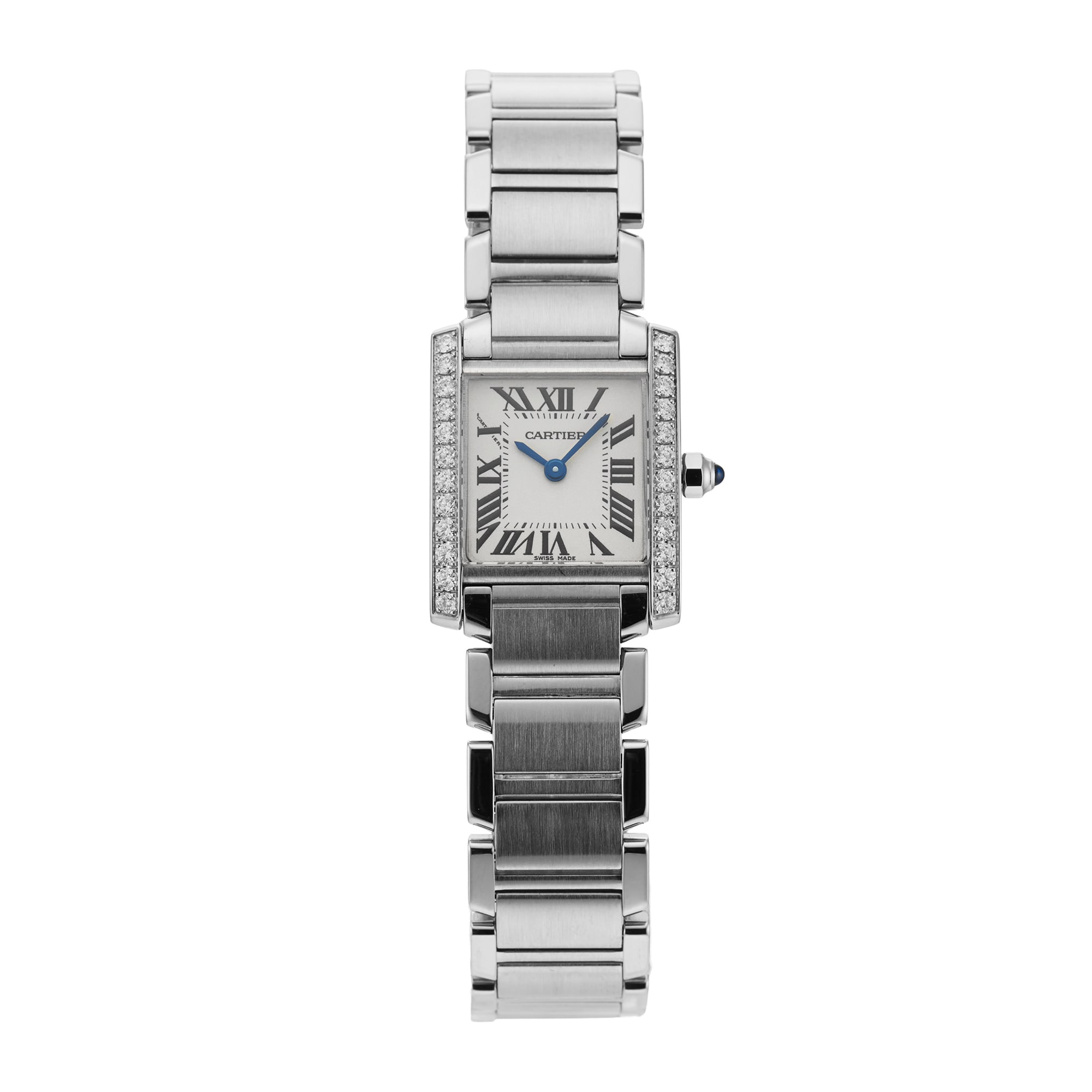 Pre-Owned Cartier Tank Francaise Small Model 20mm Stainless Steel Pre-Owned Cartier Tank Francaise Small Model 20mm Stainless Steel