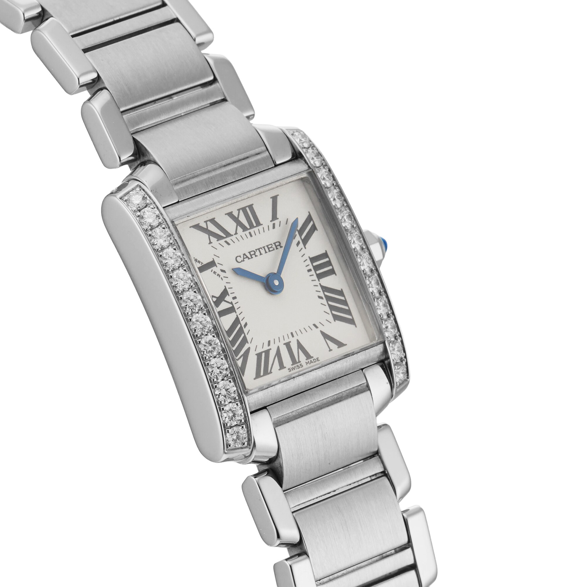 Pre-Owned Cartier Tank Francaise Small Model 20mm Stainless Steel Pre-Owned Cartier Tank Francaise Small Model 20mm Stainless Steel