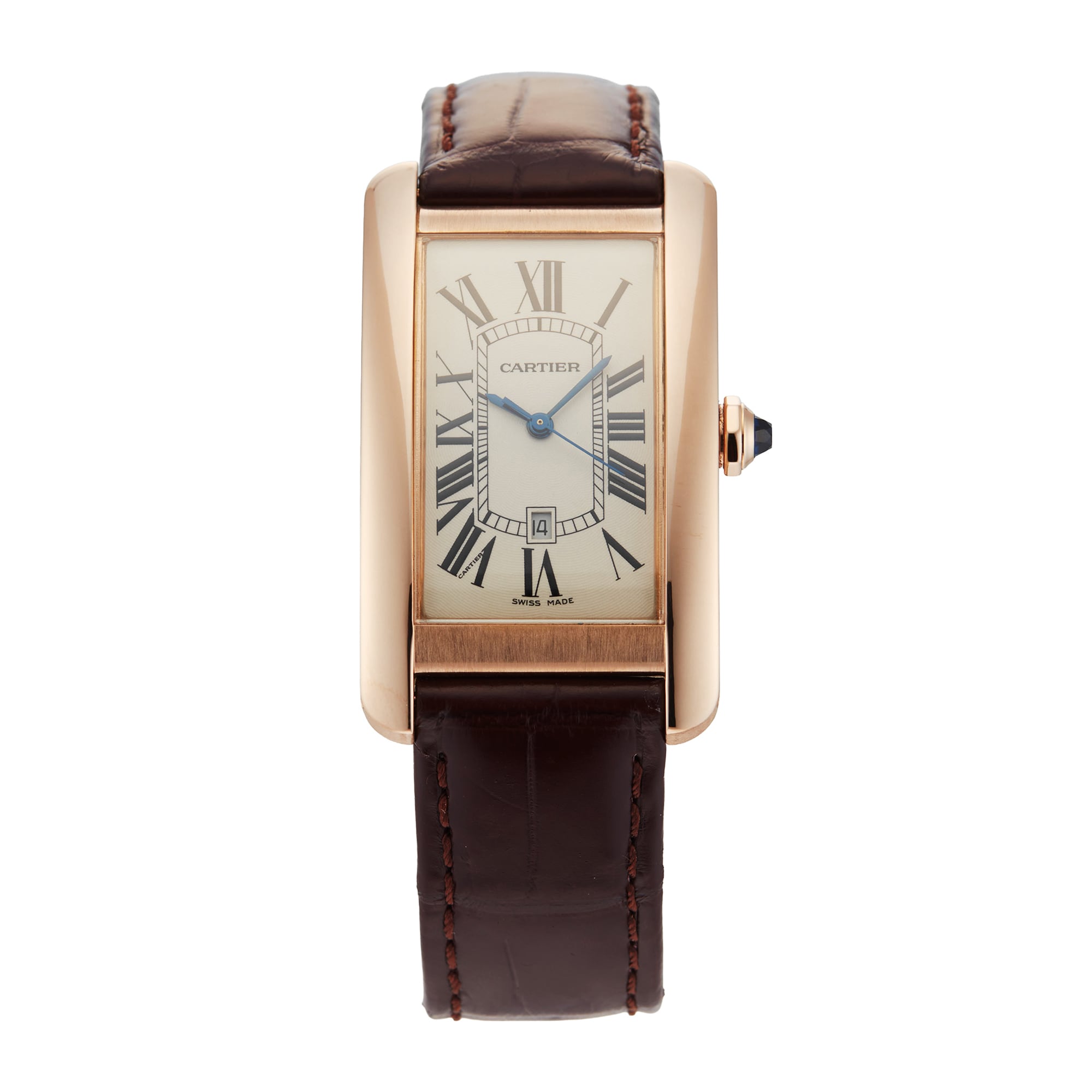 Pre-Owned Cartier Tank Americaine 26mm Rose Gold Pre-Owned Cartier Tank Americaine 26mm Rose Gold