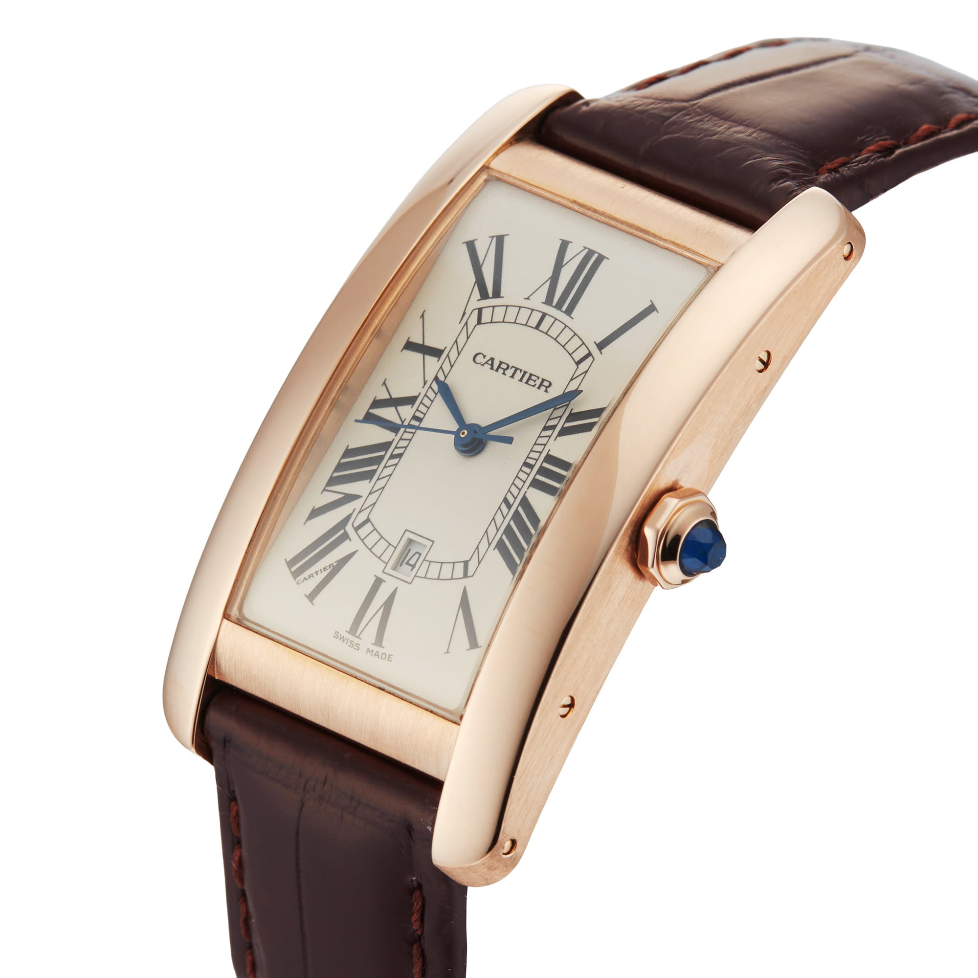 Pre-Owned Cartier Tank Americaine 26mm Rose Gold Pre-Owned Cartier Tank Americaine 26mm Rose Gold
