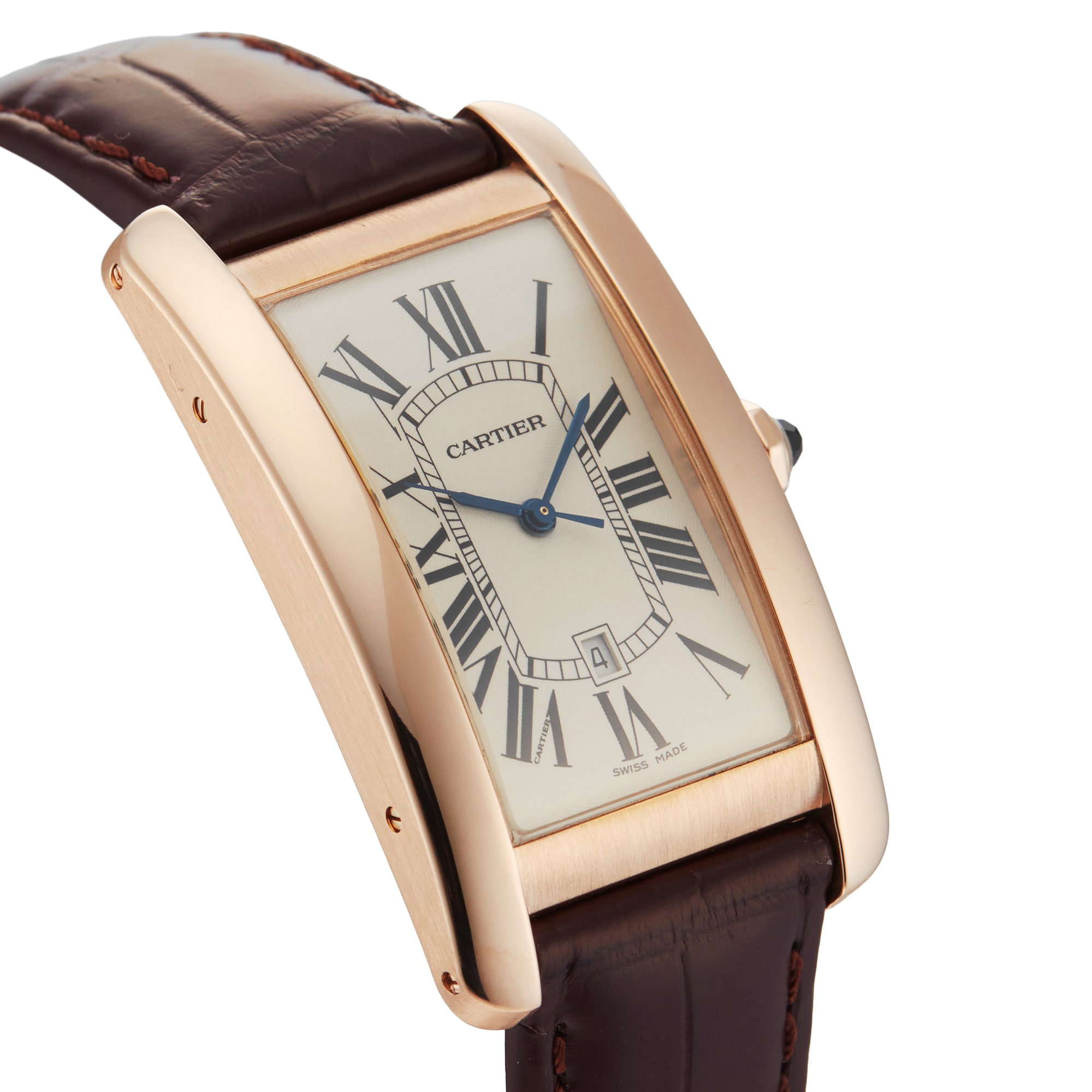 Pre-Owned Cartier Tank Americaine 26mm Rose Gold Pre-Owned Cartier Tank Americaine 26mm Rose Gold