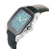 Pre-Owned Cartier Santos De 39.8mm x 47.5mm Stainless Steel