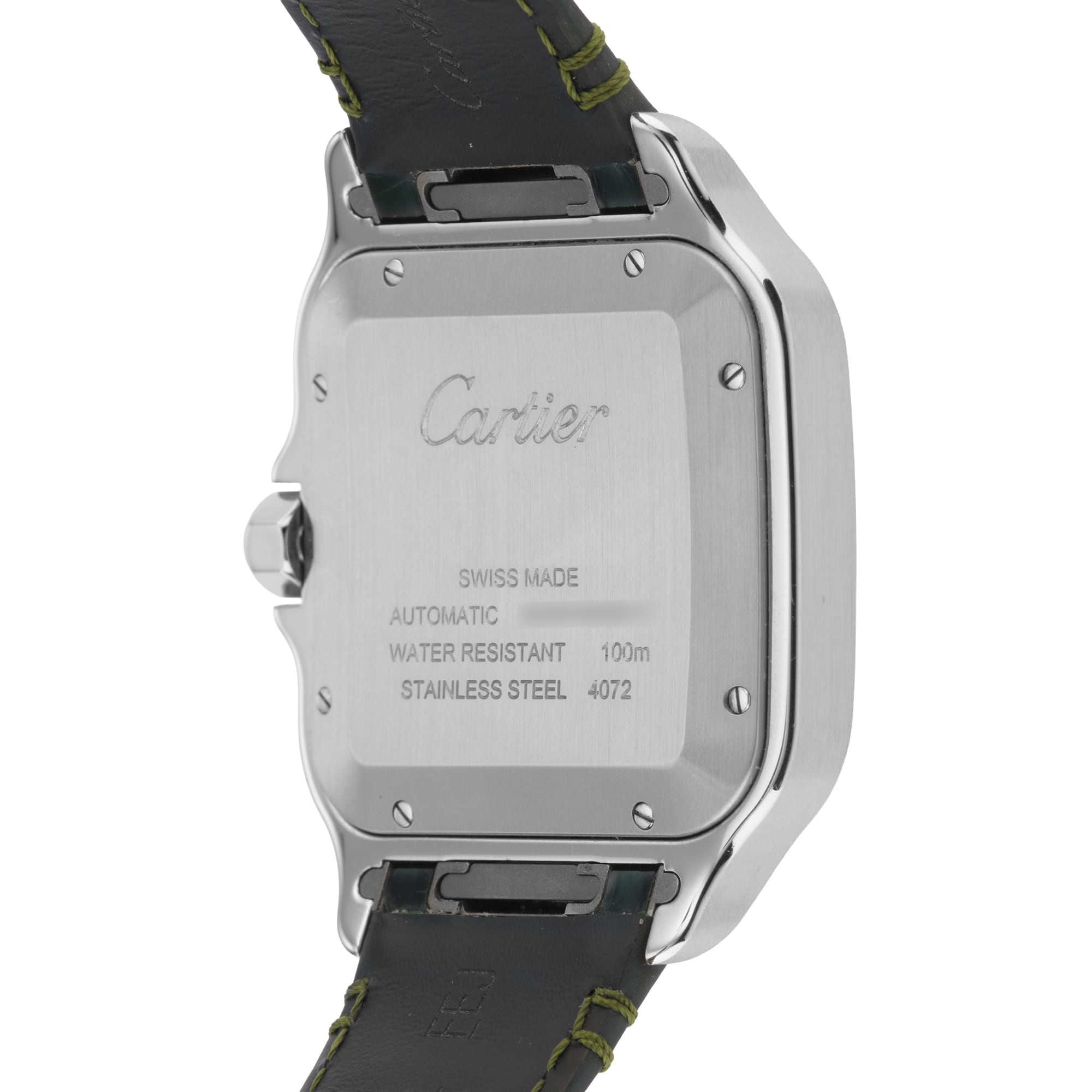 Pre-Owned Cartier Santos De 39.8mm x 47.5mm Stainless Steel Pre-Owned Cartier Santos De 39.8mm x 47.5mm Stainless Steel