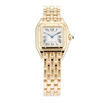 Pre-Owned Cartier Panthere De Cartier Small Model 22mm Yellow Gold