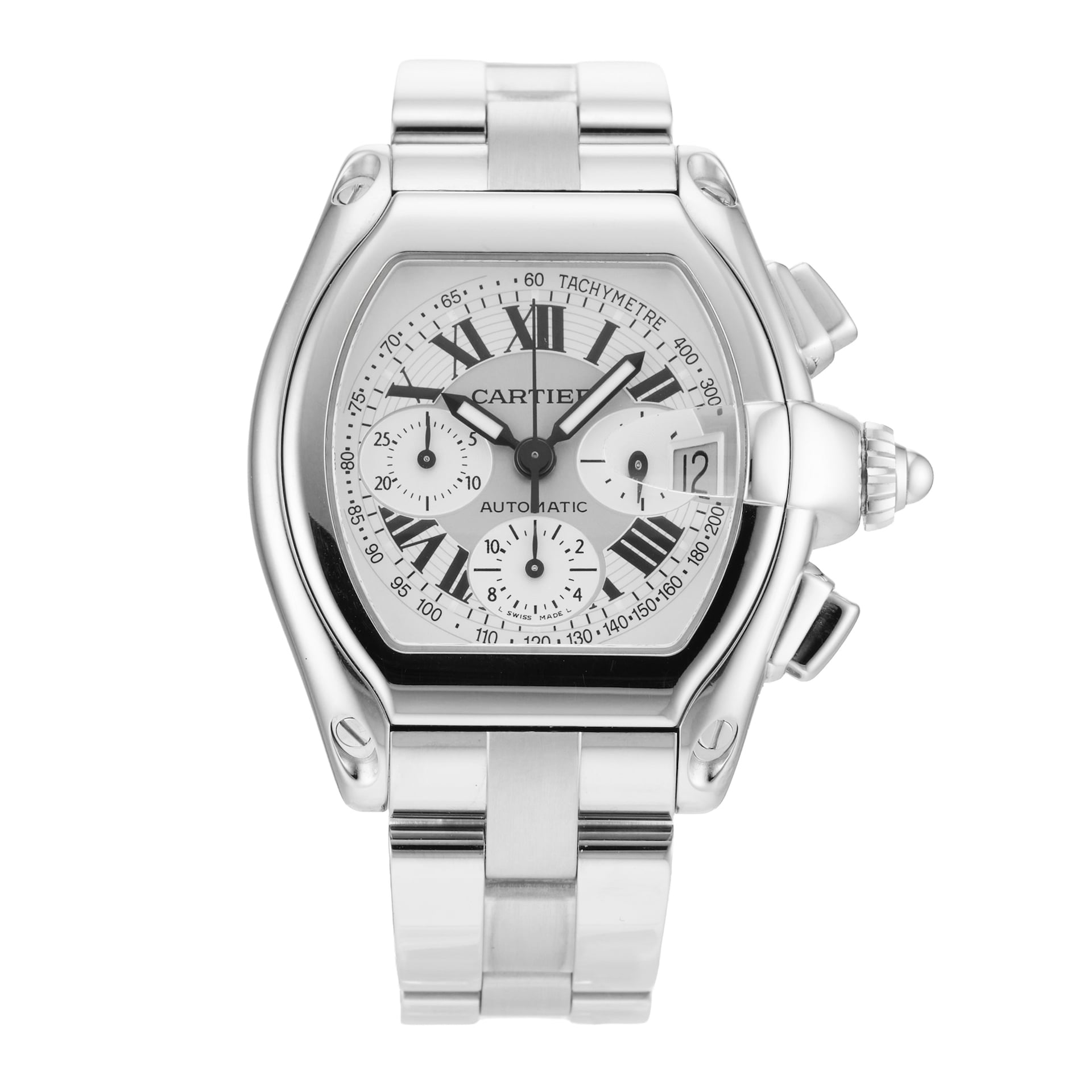 Pre-Owned Cartier Roadster 43mm Stainless Steel