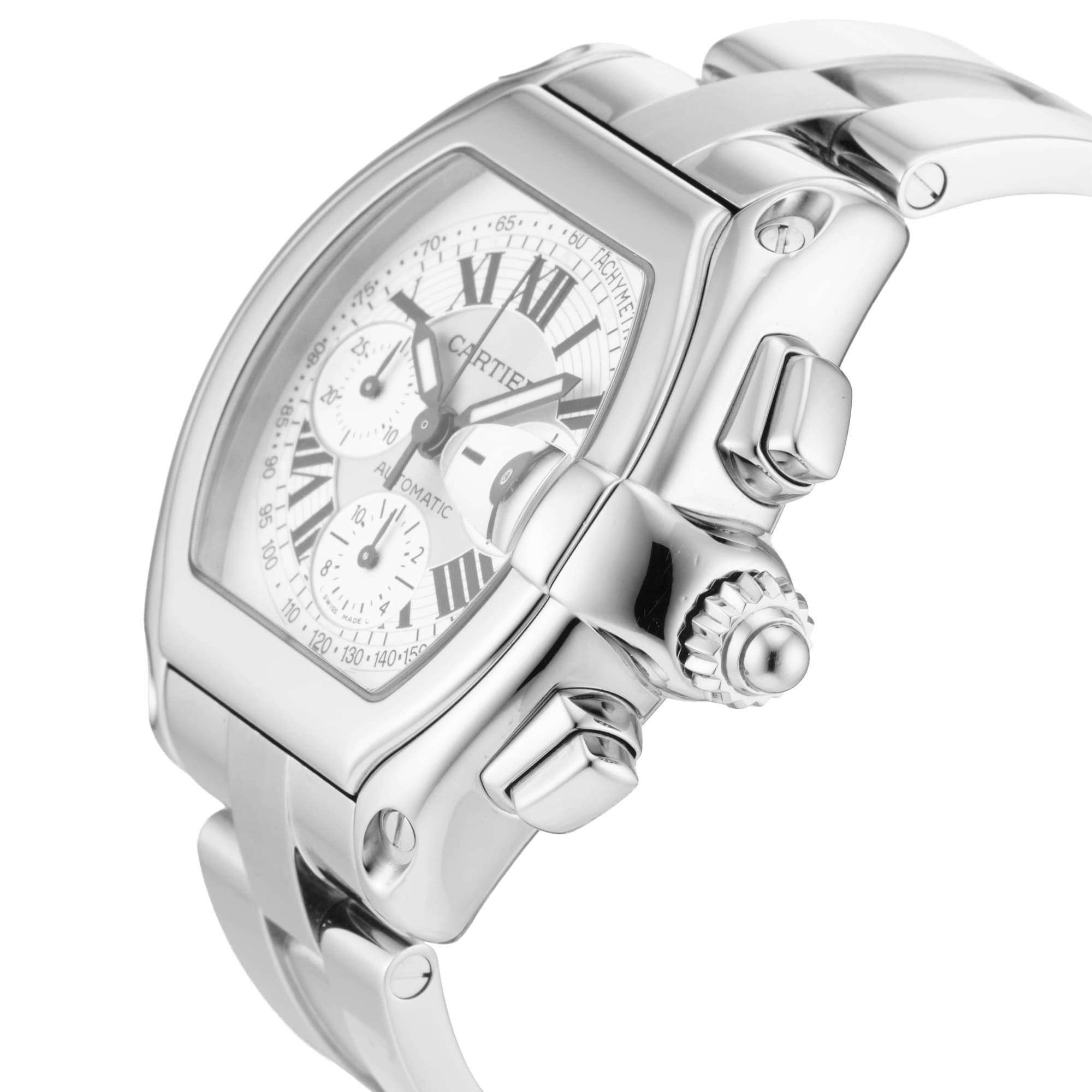 Pre-Owned Cartier Roadster 43mm Stainless Steel