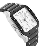 Pre-Owned Cartier Santos De Chronograph 43.3mm Stainless Steel