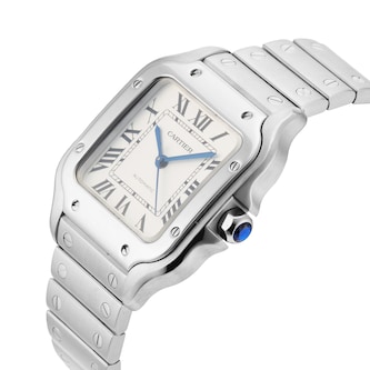 Pre-Owned Cartier Pre-Owned Cartier Santos De 35.1mm Stainless Steel  WSSA0029