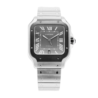 Pre-Owned Cartier Pre-Owned Cartier Santos De 39.8mm Stainless Steel  WSSA0037
