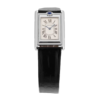 Pre-Owned Cartier Tank Basculante 24X36mm Stainless Steel