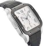 Pre-Owned Cartier Santos De Chronograph 43.3mm Stainless Steel