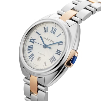 Pre-Owned Cartier Cle De 31mm Stainless Steel