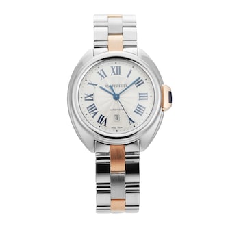 Pre-Owned Cartier Cle De 31mm Stainless Steel
