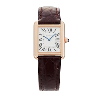 Pre-Owned Cartier Tank Solo 24.4mm Rose Gold