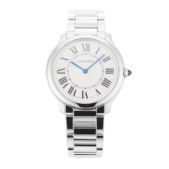 Pre-Owned Cartier Ronde Must 36mm Stainless Steel Pre-Owned Cartier Ronde Must 36mm Stainless Steel