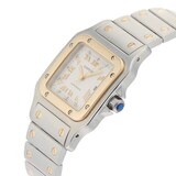 Pre-Owned Cartier Santos Galbee 29mm Stainless Steel and Yellow Gold W20041C4