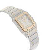 Pre-Owned Cartier Santos Galbee 29mm Stainless Steel and Yellow Gold W20041C4