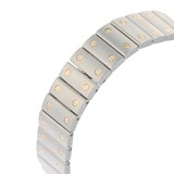 Pre-Owned Cartier Santos Galbee 29mm Stainless Steel and Yellow Gold W20041C4