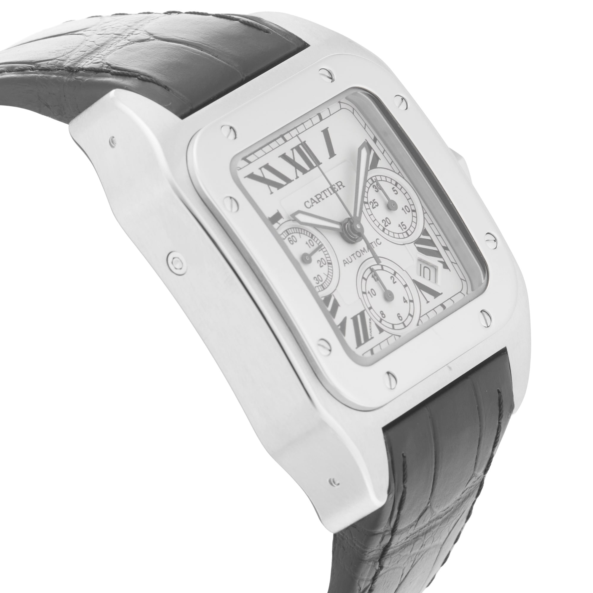 Pre-Owned Cartier Santos 100 42mm Stainless Steel