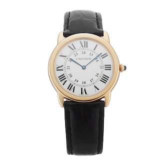 Pre-Owned Cartier Ronde Solo De 36mm Yellow Gold Pre-Owned Cartier Ronde Solo De 36mm Yellow Gold