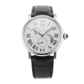 Pre-Owned Cartier Rotonde De Large Date 42mm Stainless Steel Pre-Owned Cartier Rotonde De Large Date 42mm Stainless Steel
