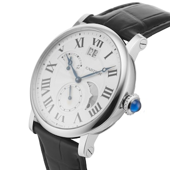 Pre-Owned Cartier Rotonde De Large Date 42mm Stainless Steel Pre-Owned Cartier Rotonde De Large Date 42mm Stainless Steel